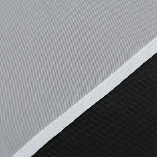 Eva Gordijn, lussen, zonder boren, stang van polyester, transparant, kort, decoratie voor slaapkamer, keuken, 1 stuk, wit, h x b 45 x 90 cm van EVA. — afbeelding 5