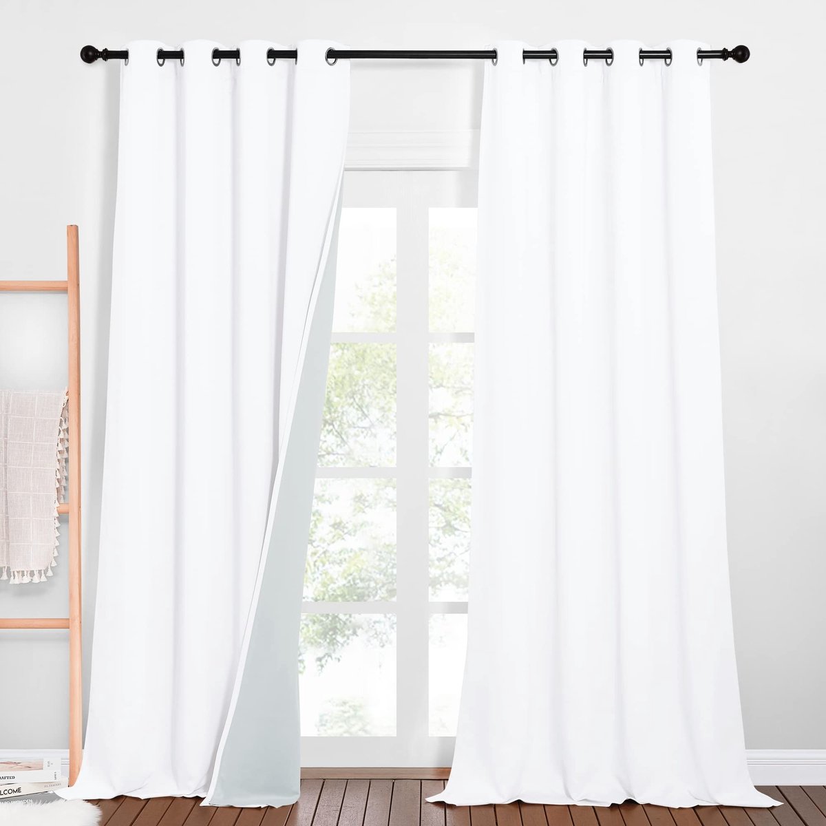 Dailygoods- Verduisteringsgordijnen 100% Driedubbel - Gordijnen 2 Stuks - Akoestisch - Thermisch - Warmte/Koude-Isolerend - 132x240cm