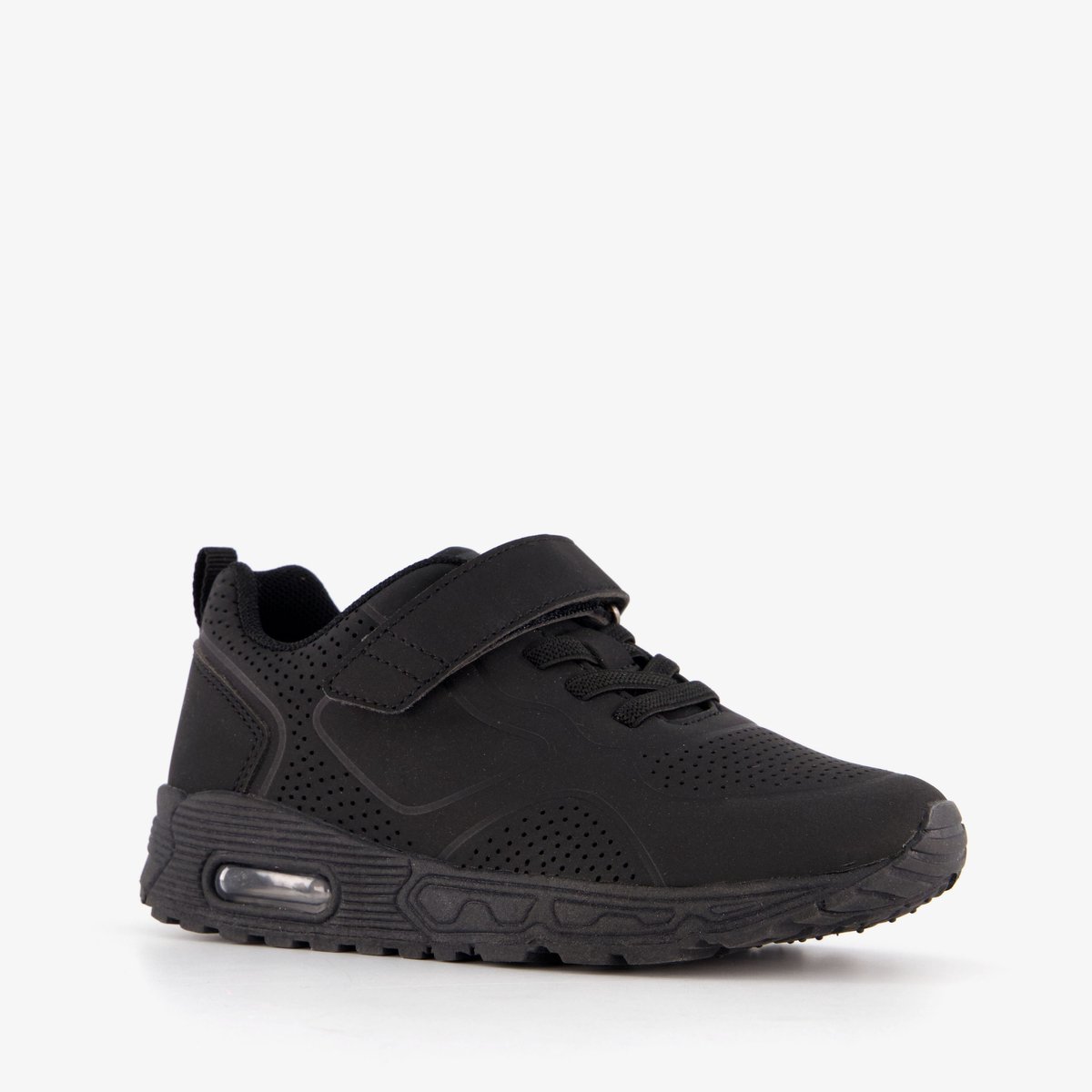 Blue Box jongens sneakers met airzool zwart - Maat 29 - Uitneembare zool