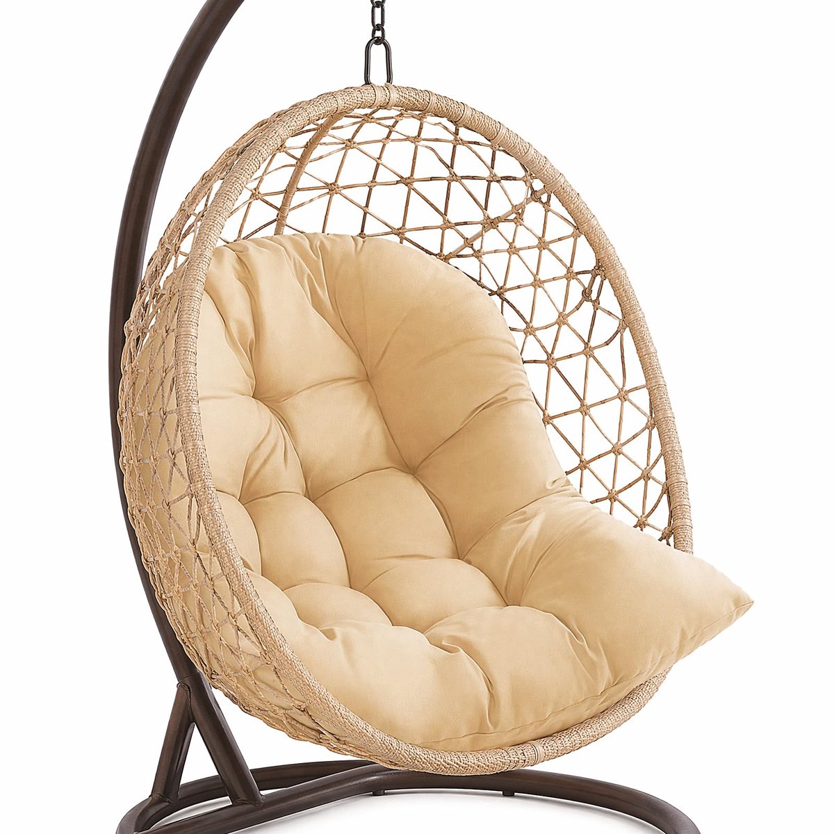 kussen voor polyrotan hangschommel, kussen voor hangstoel, outdoor, kussen voor hangstoel, tuinstoel