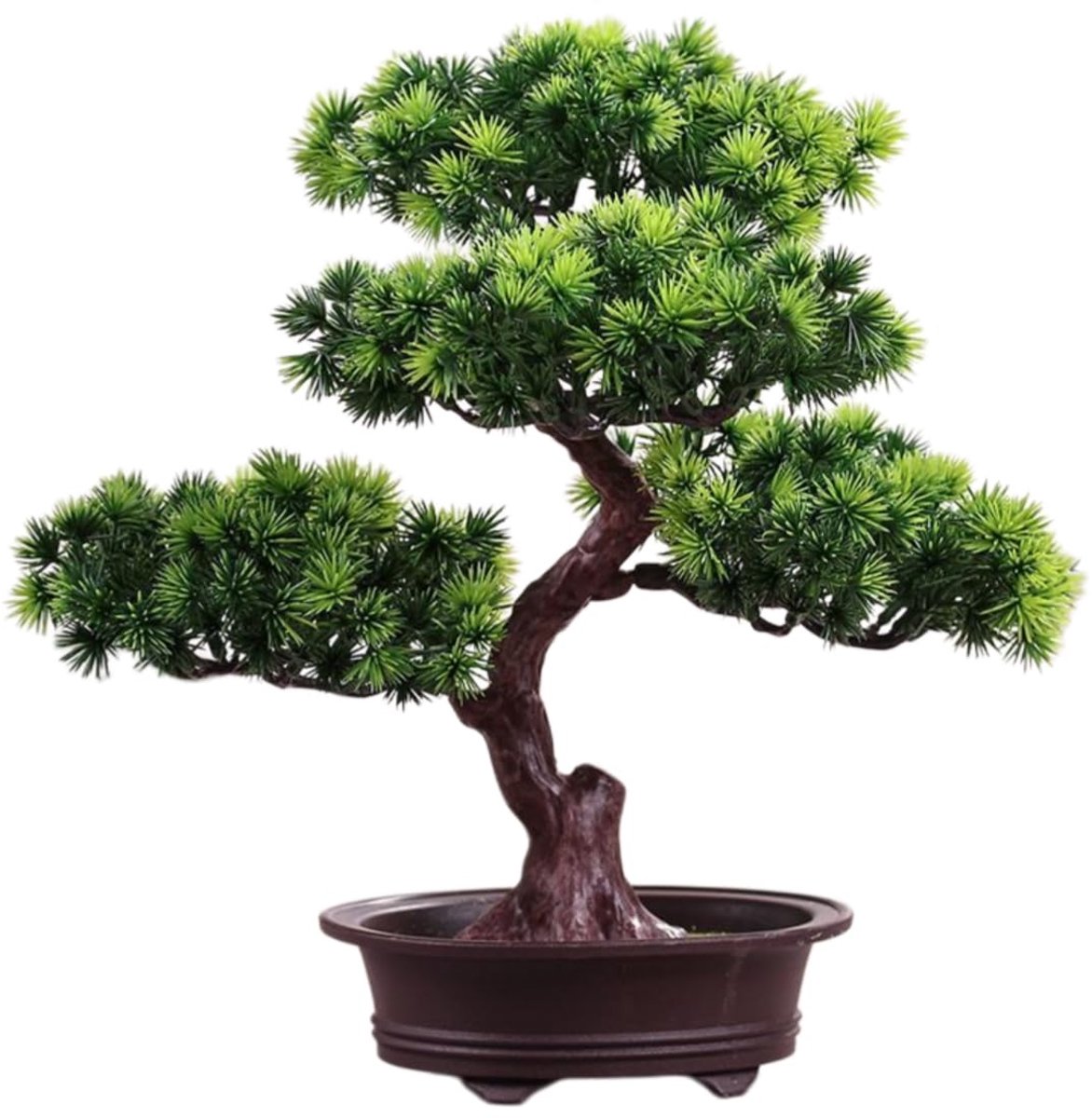 Jelly Kunstmatige plant, decoratieve kunstmatige bomen Simulatie Pijnboom Pot Plant, Faux Plant Decoratie Pot Green House Plants voor Home Garden Decor Desktop Display, 11,4 "High