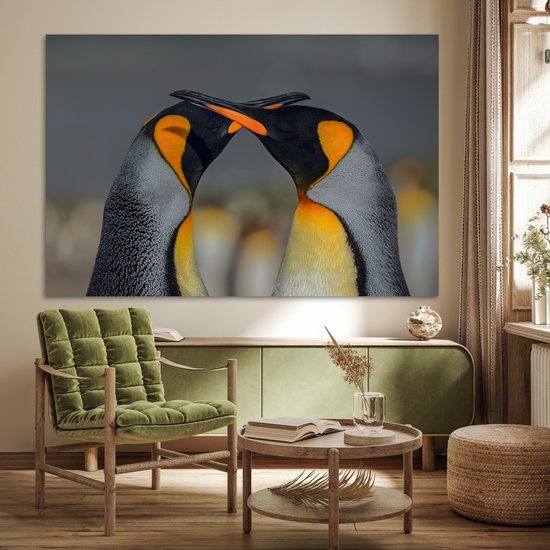 Pingouins amoureux kussen à bec 180x120 cm XXL / Groot format!