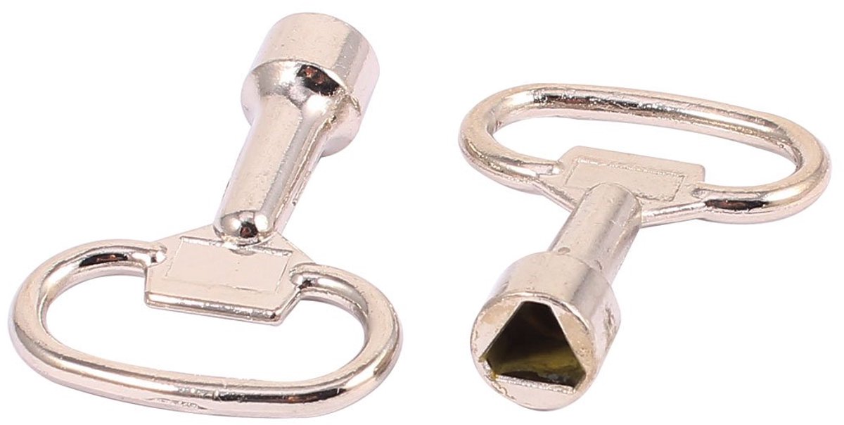 sourcingmap Kast Driehoek Socket Spanner Sleutel 2 stks voor 8mm Driehoekige Panel Lock