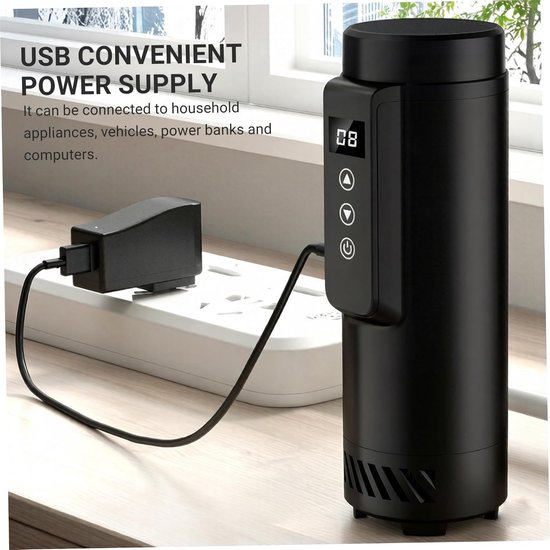 Draagbare Insuline Koeltas - USB Oplaadbaar - Medicijnkoeler - Compact - Zwart - Vereist Doorlopende Stroomvoorziening — afbeelding 4