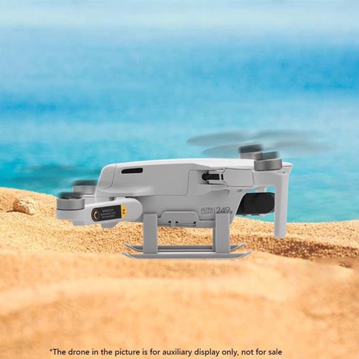 Store_7 - Drone landingsgestel - Veilig landen - Grijs - Verhoogt