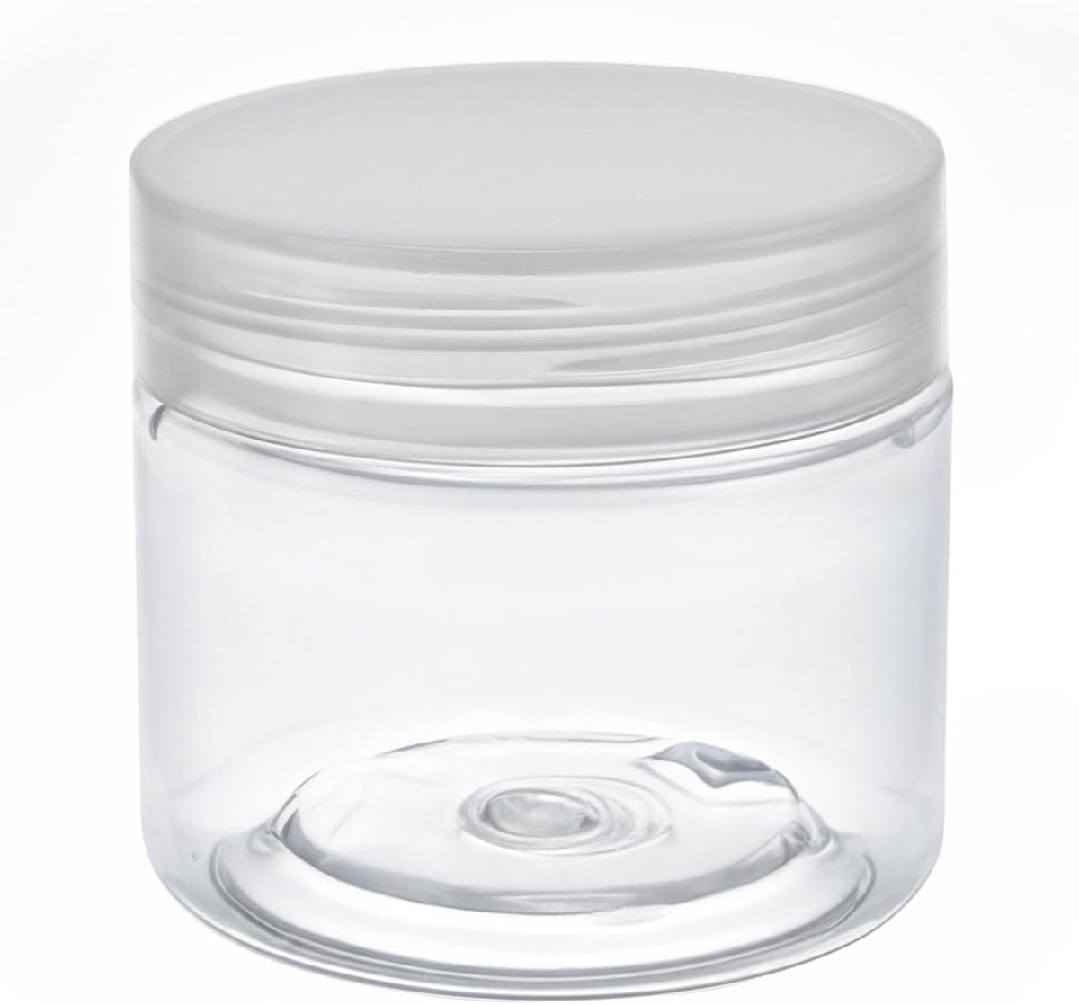 25 Stuks 50ml Lege Make-up Potjes, Duidelijke Plastic Monsters met Deksel, Perfect voor Oogschaduw, Crèmes en Sieradenopslag