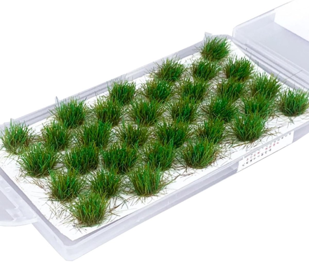 Grasbosje, 32 STUKS Model Grasbosjes Terrein Hars Statische Scenerie Model Miniatuur Heesters Struiken Model Maken Miniatuur Deco Model Maken voor Trein Landschap Spoorweg Kunstmatig Gras
