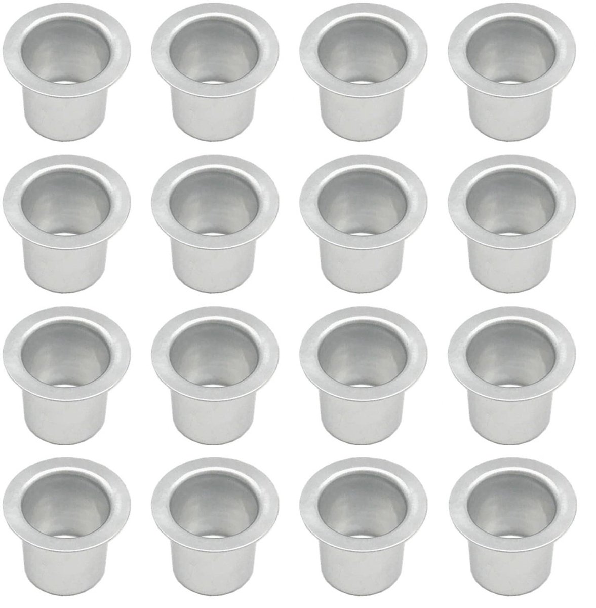 40 stuks mini-kaarsenhouders van metaal, decoratieve kaarseninzetstukken, creatieve kaarsenstandaard, tafelkaarsen, theelichthouder voor staafkaarsen en piramidekaarsen, theelichtjes, boomkaarsen,