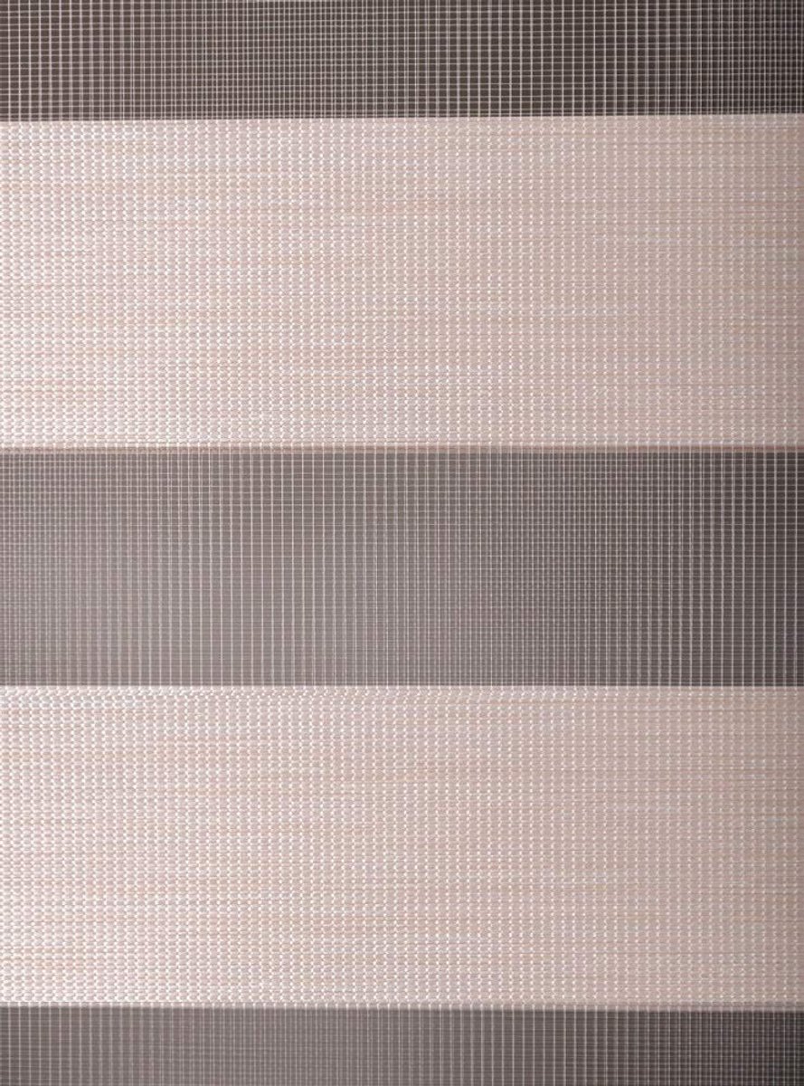 Bamboe zebra crème rolgordijnen thuiskantoor raamgordijnen dag en nacht jaloezieën op maat tot 200 cm x 200 cm (crème, 160 x 200)