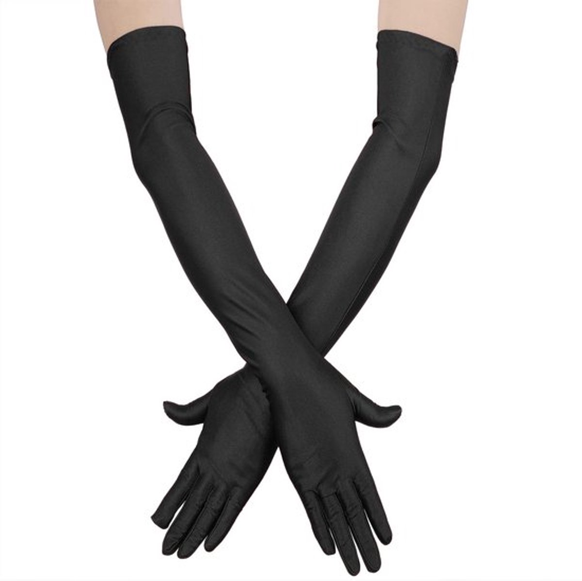 Dailygoody - Handschoenen voor dames - Lange satijnen
