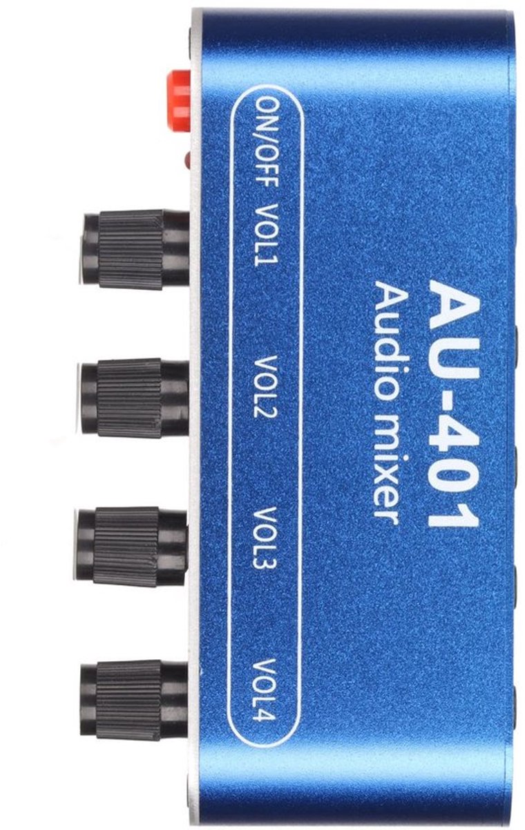 VT Goods - Mini Stereo Audio Mixer - 4 in 1 - Versterker voor