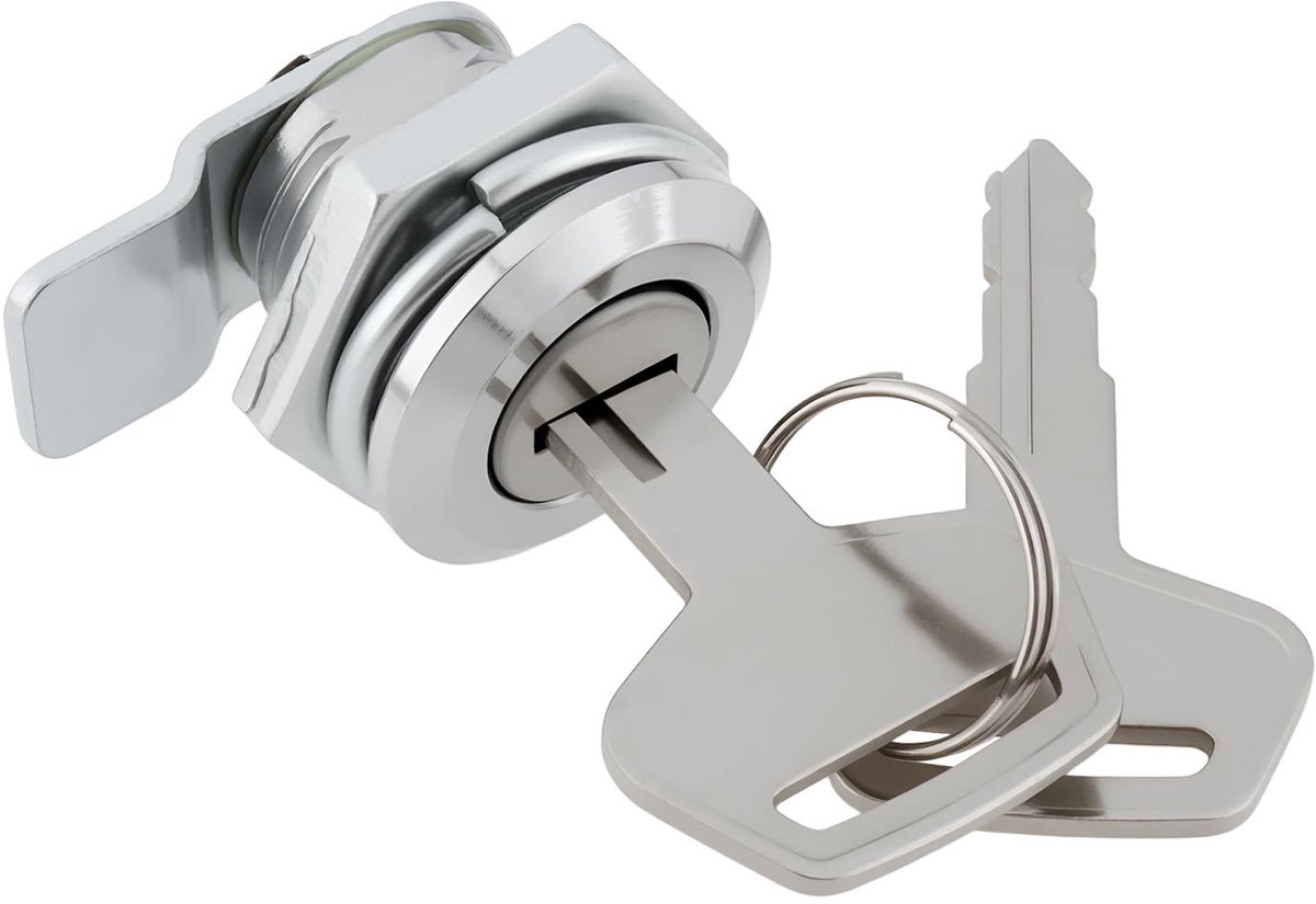 Dailygoods- Deurslot Cilinder - Compatibel met Komatsu 60/70/110/120/130/210/220/240/300 - Eenvoudig te installeren - Hoogwaardige Metaal - Inclusief 2 Sleutels - Hoge Betrouwbaarheid - Slot