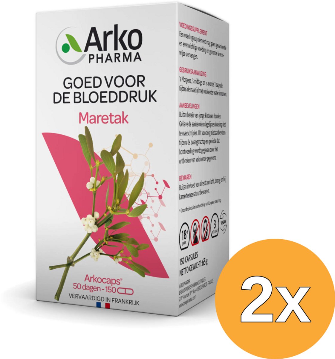 2x Arkocaps Maretak (150 capsules)