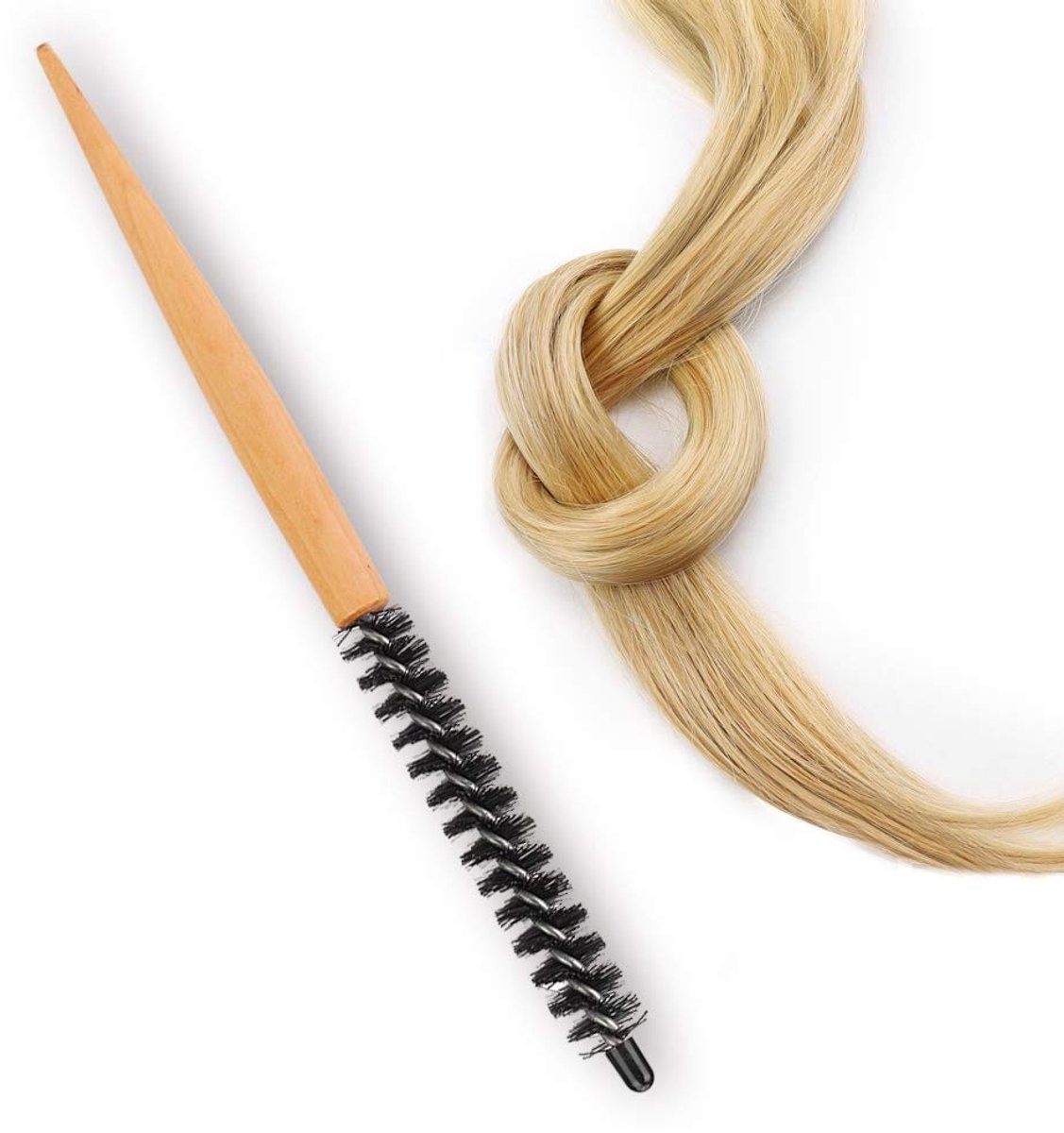 Haarborstel - kleine ronde haarborstel kappers kam haar krultang borstel make-up kam plagen borstel (16 #)