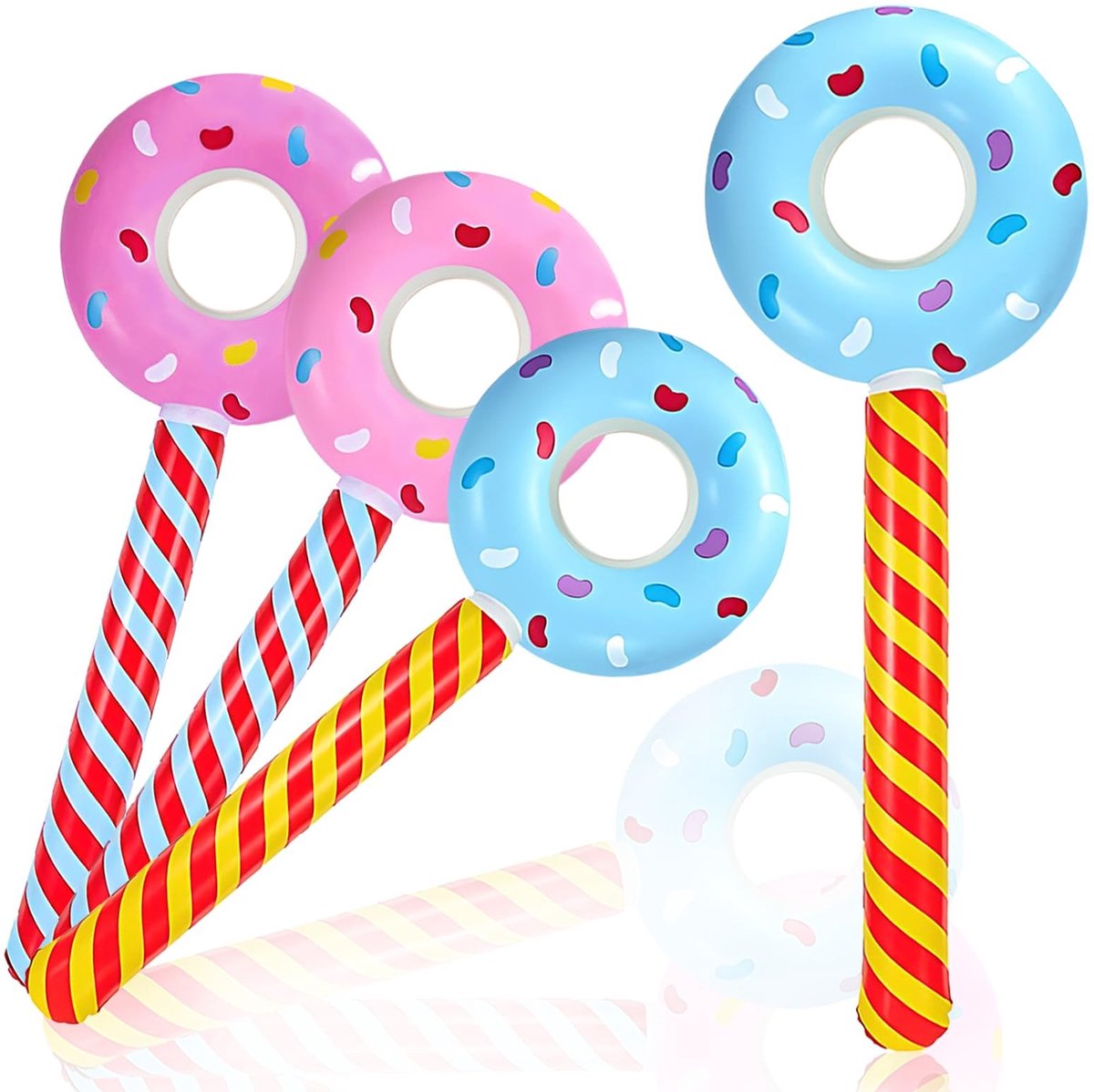 Dailygoods - 3 Opblaasbare Snoepjes - Decoraties voor Verjaardagen en Feesten