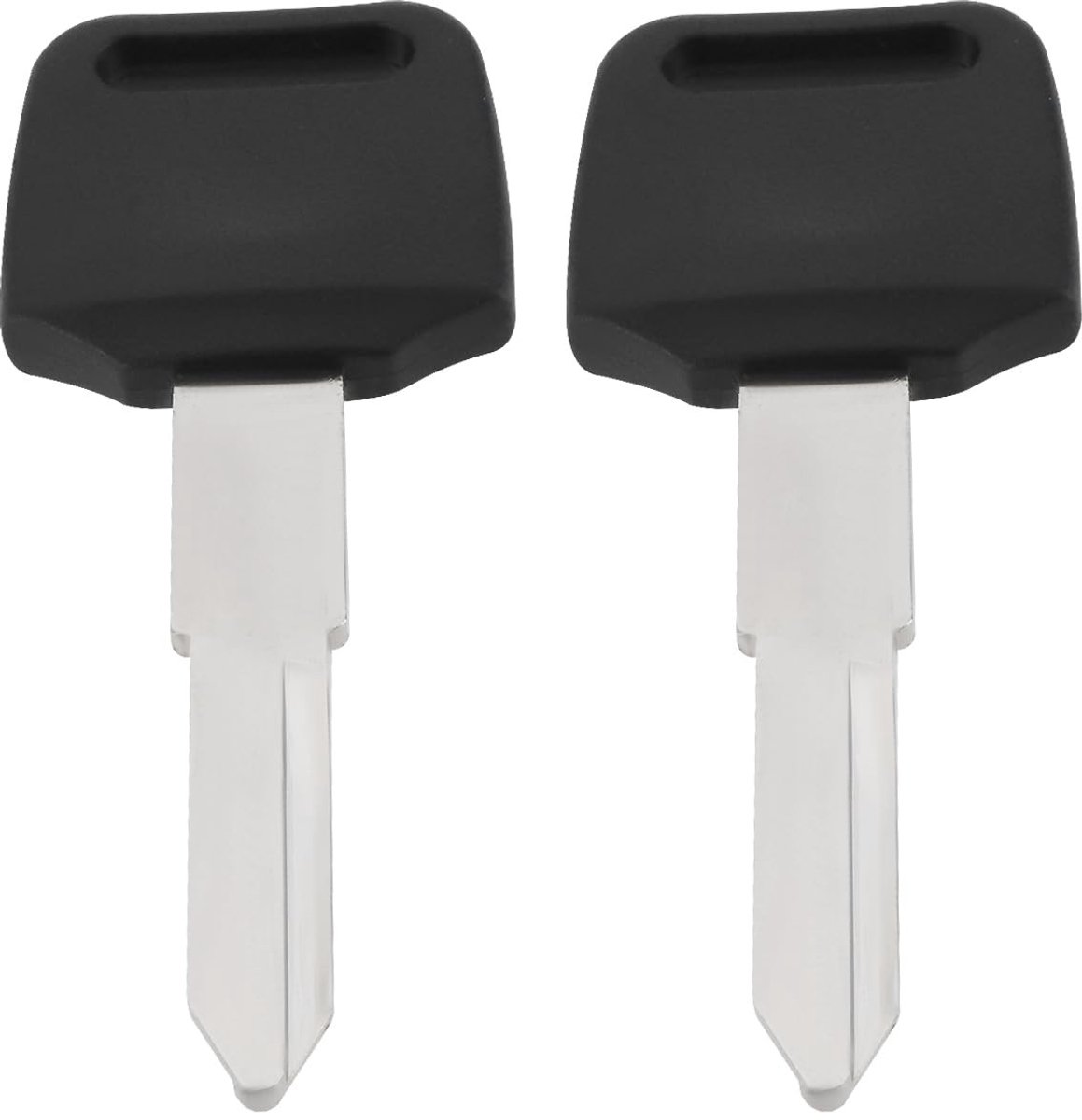 Dailygoods- Sleutel Leeg - 2x Ongesneden Sleutel - Geschikt voor Motoren - Metaal/Kunststof - Sleutelmaat 26,5 mm - Slijtvaste Kwaliteit - Motorfiets Sleutel