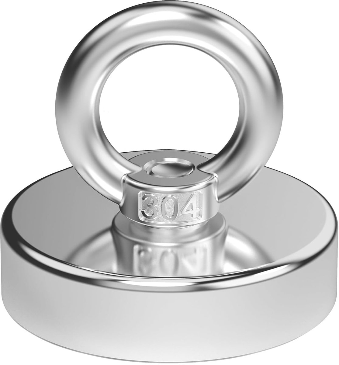 Nieuw geüpgradede sterke neodymiummagneet, kracht van 200 kg, krachtige magneten met een diameter van 60 mm, perfect voor industrie en wetenschap, magnetisch vissen