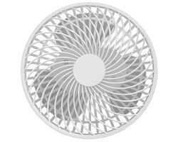 Campingventilator met verlichting, oplaadbare USB-bureauventilator, draagbare kleine ventilator voor in de tent