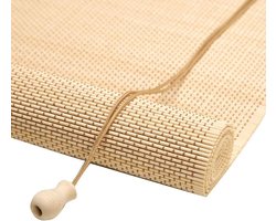 Gordijn geweven gordijn lamp filtratie zonnebrandcrème privacy board ring kant stam venster roller naar de woonkamer deur opening, 48 stuks (Kleur: A, Maat: 135x240cm)