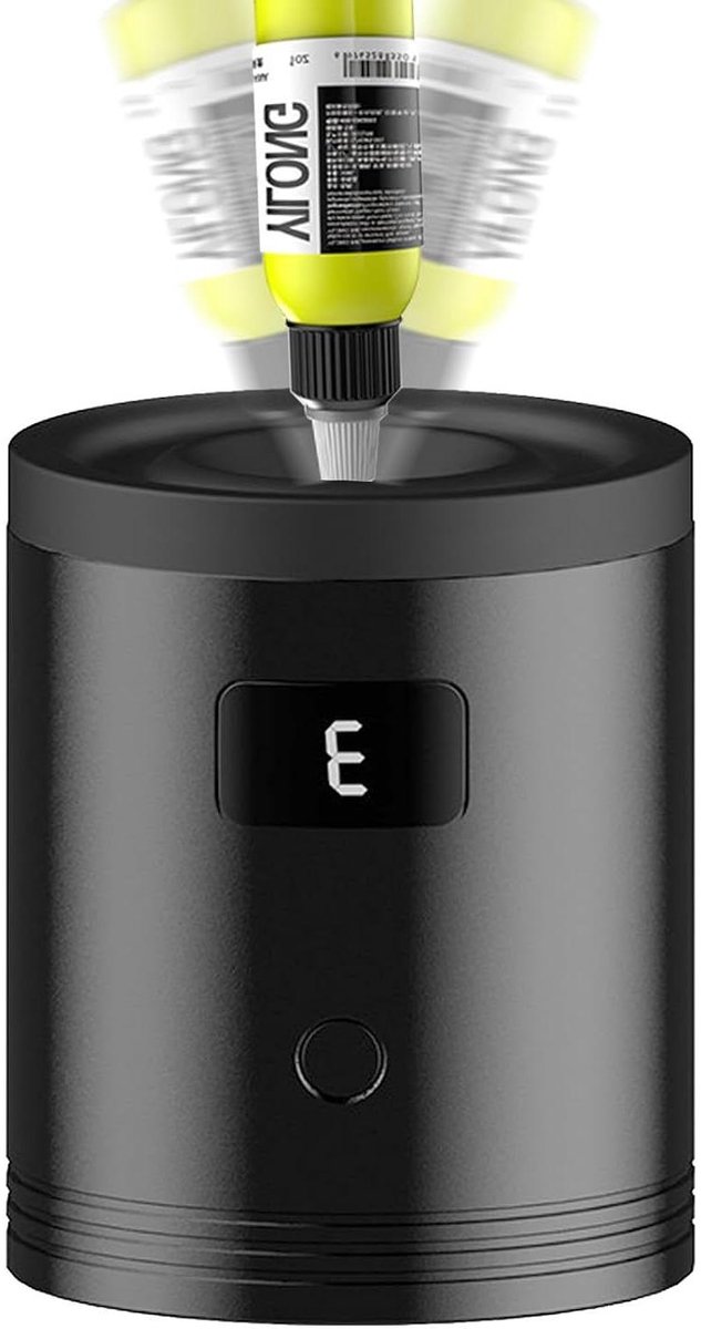 Mini Vortex Mixer - Verfschudder Kleurmixer - Snel Vloeistoffen Mengen - 5200 RPM Instelbaar - Compact Ontwerp - Zwart