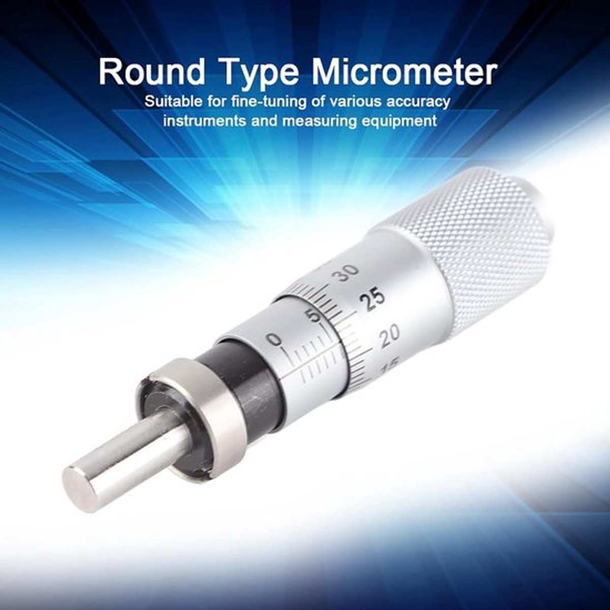Micrometer hoofd voor nauwkeurige metingen - Binnendiameter meetgereedschap 0-13 mm met platte kop