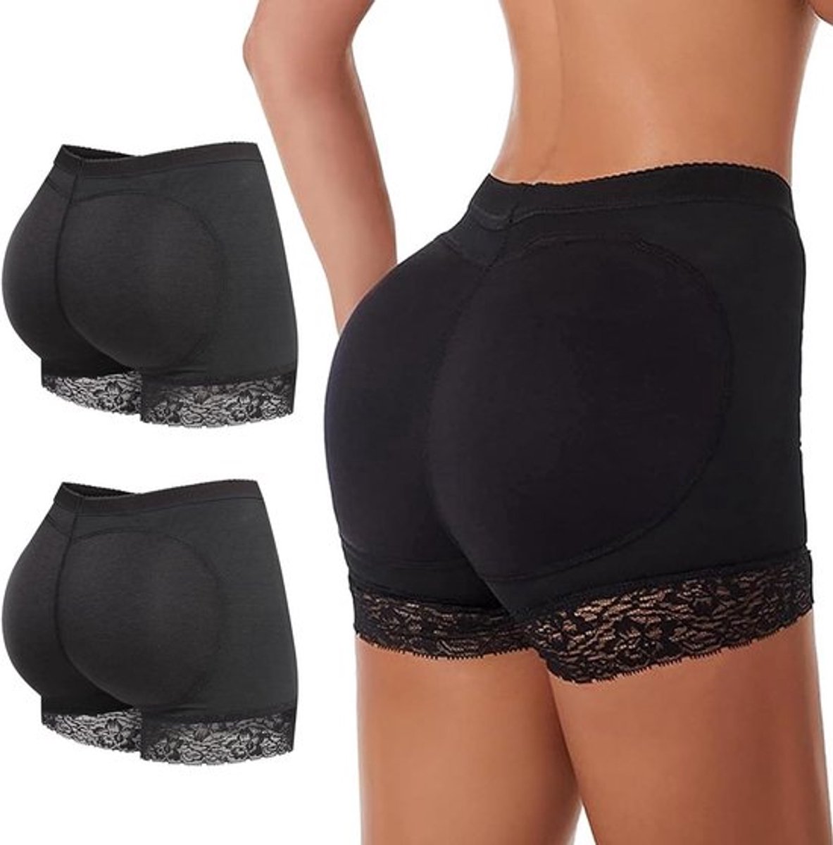 Billenlift Slipje voor Dames – Push-Up Ondergoed met Shapewear – Naadloze Damesversterkers voor een Prachtig Figuur