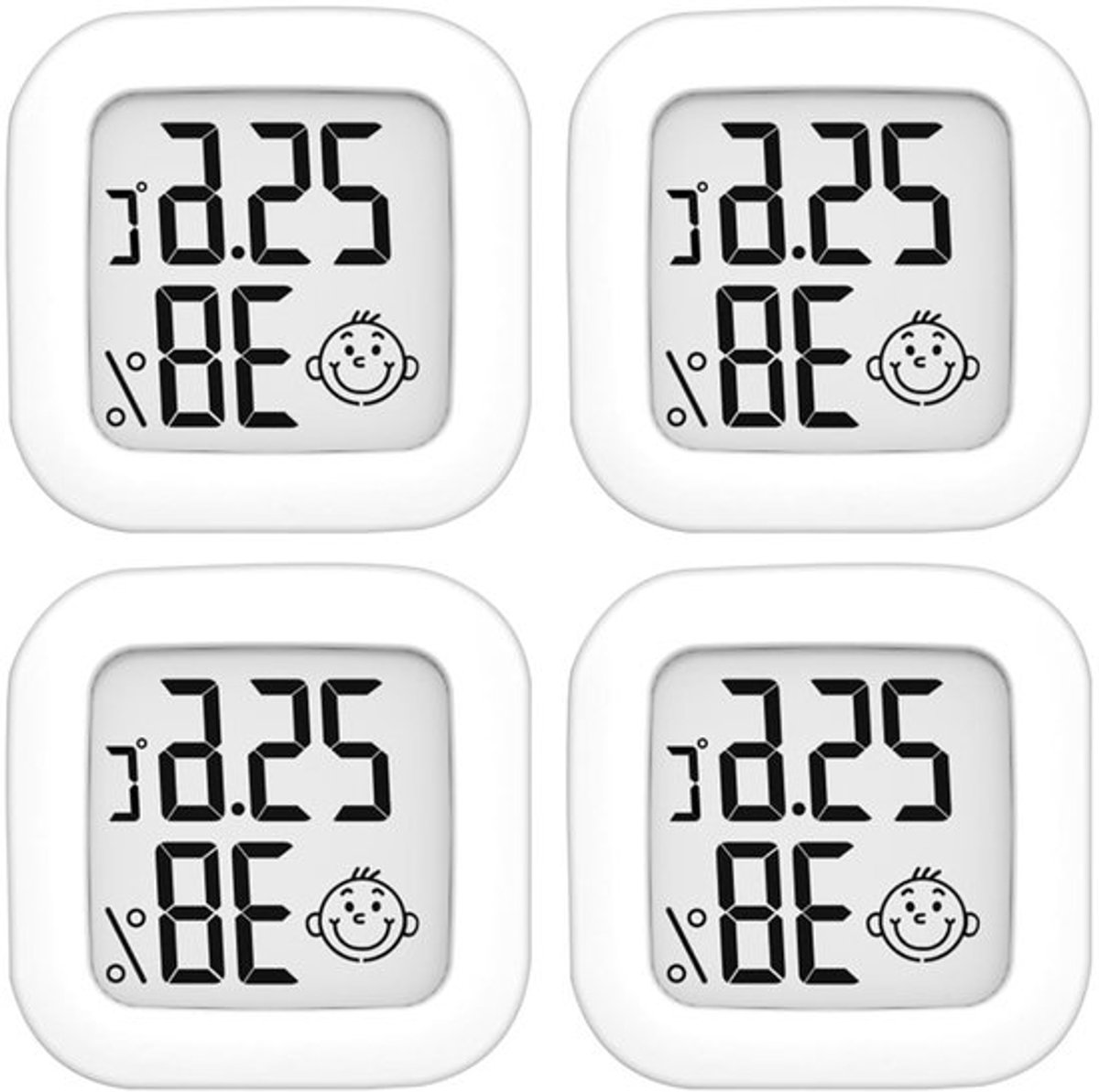 Nauwkeurige Binnen Thermometer en Hygrometer voor Babykamer, Woonkamer, Kantoor en Serre - Temperatuur en Vochtigheid Meting van -10℃ tot 70℃