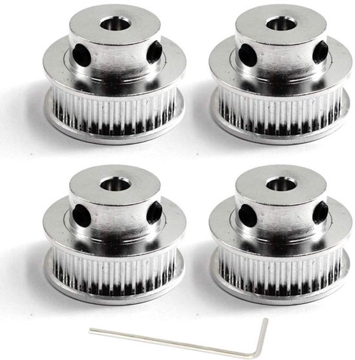 48 tandriemschijf - 48 boren - 5 mm breed - 6 mm - 4 tanden - duurzaam en veelzijdig