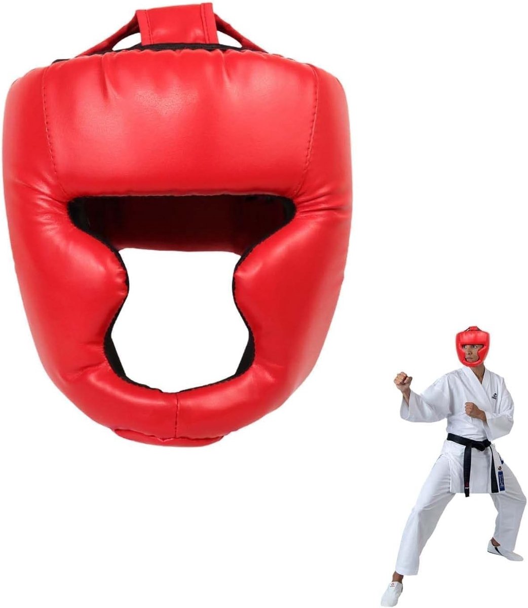Beschermende Hoofdbescherming voor Kickboxing en Karate Training, Ideaal voor Sparring en Taekwondo, Comfortabel en Duurzaam Hoofdkapje