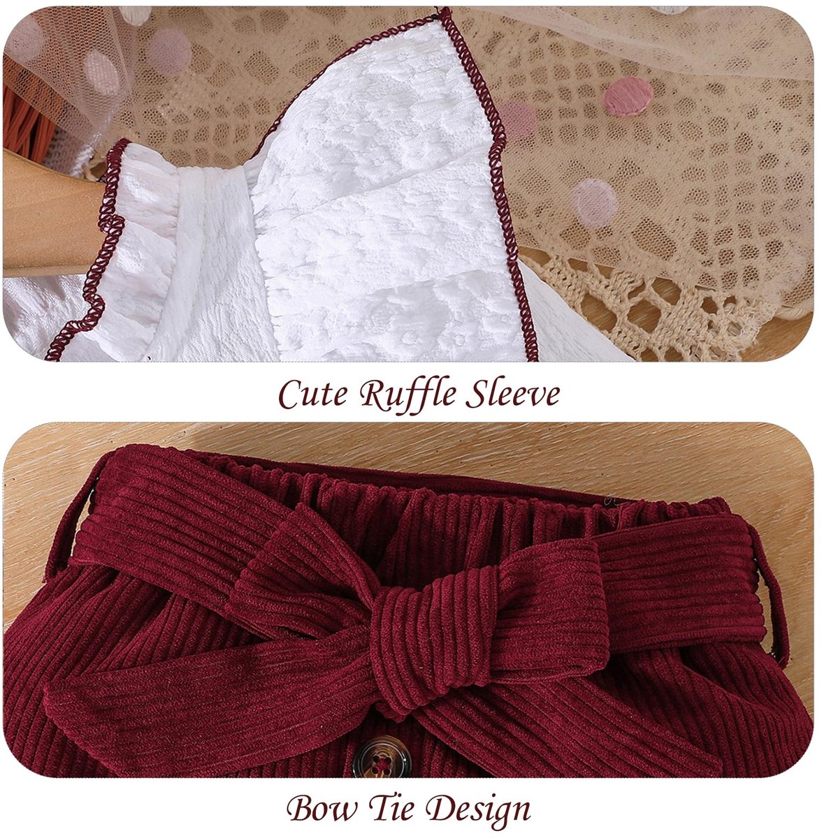 SnelShoppen - Kledingset voor Peuters en Baby's, 2-delige Outfit met Ruffle Coltrui en Minirok, Lange Mouwen, Perfect voor Herfst en Winter, 3-4 Jaar,
