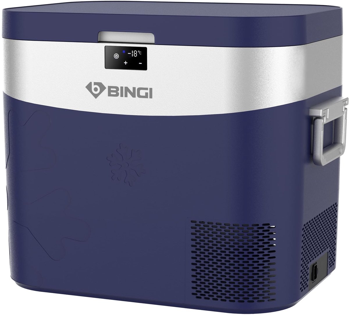 SnelShoppen - Mini Draagbare Koelbox 22L met Compressor, Elektrische Vriezer voor Auto, Vrachtwagen, Camping, Thuisgebruik, 12/24V DC, Ideaal voor Pic
