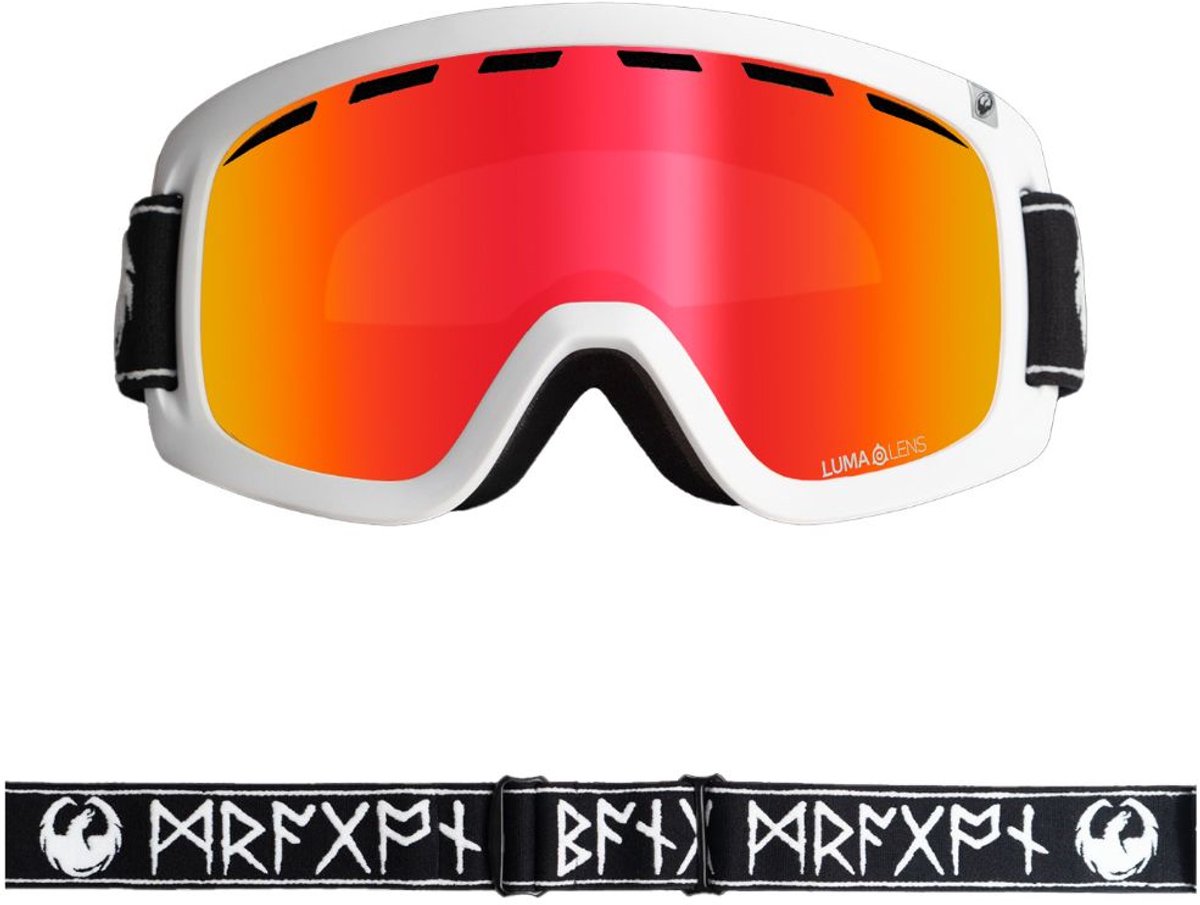 Dragon Alliance D1 OTG Skibril - Mikkel Bang 2024/Red Ionized & Clear