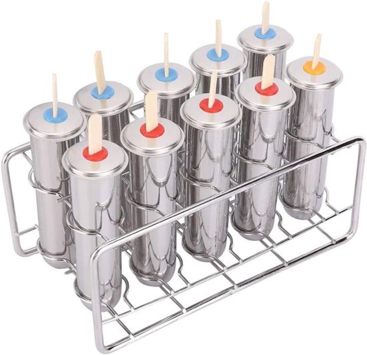 RVS IJsjesvormen Set van 25×12×17 cm voor Thuisgebruik - Duurzame IJsjes Mallen, IJsblokjesvormen en IJsjesmaker