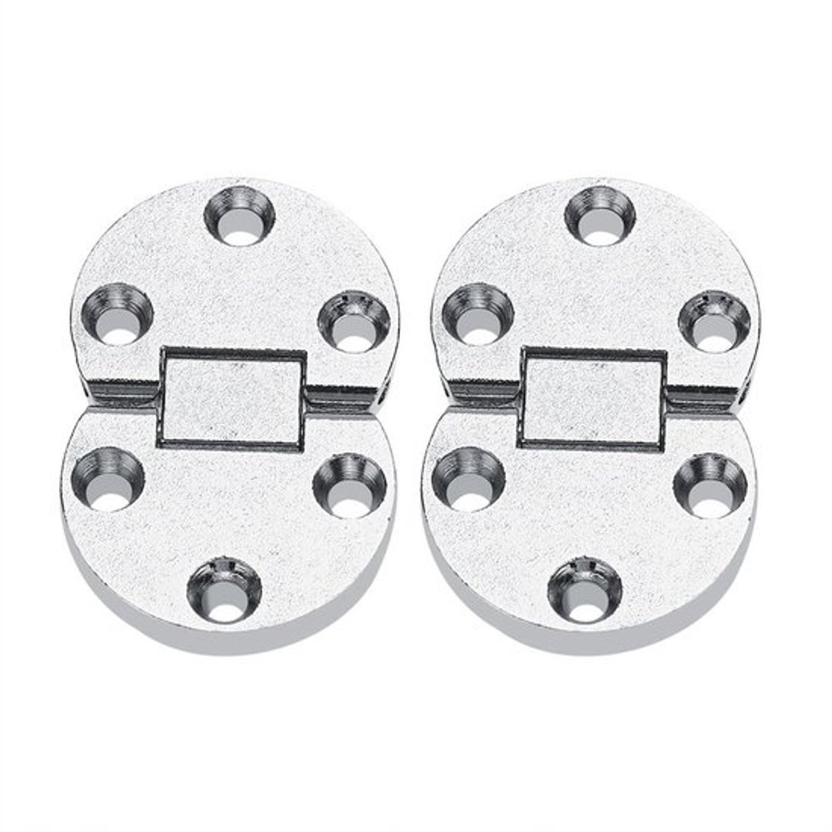 Scharnier Set 2 Stuks - Flip Top Scharnier - Vouwtafel Scharnier - Zinklegering - 10 kg Draagvermogen - Duurzaam en Betrouwbaar - Meubelscharnier