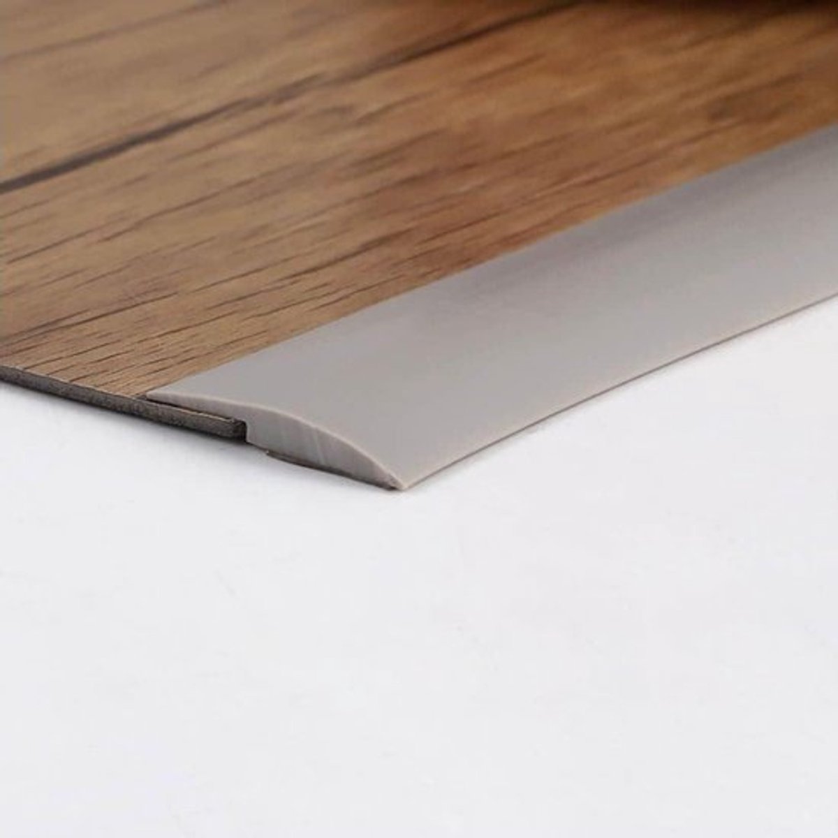 Tapijt Trim Strip Zelfklevende Vloer Deur Strip - PVC Rubber Vloeren Rand Strip - 3mm Drempel Overgang - Grijs - 10m