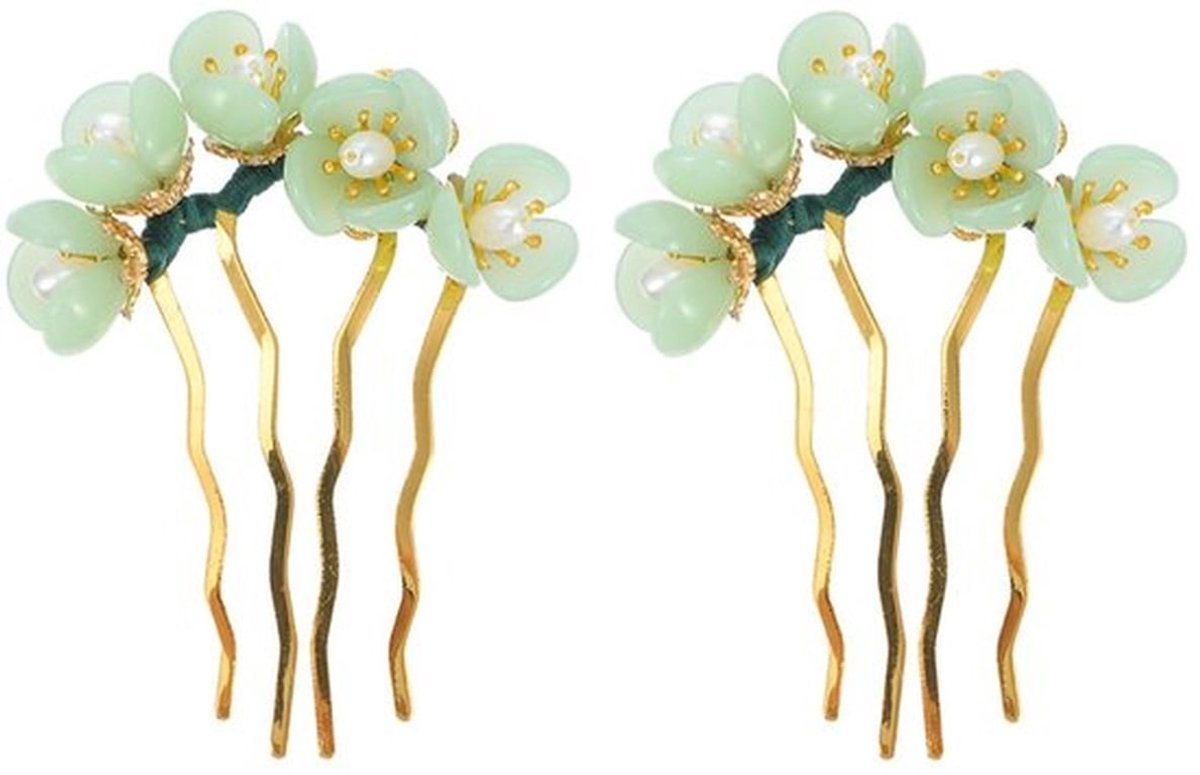 Haarspeld - Elegante Haarspeld Bloemenpatroon - Vintage Haaraccessoires - Bruiloft/Feest - Cosplay/Dagelijks Gebruik - Schadevrij voor Haar - Haaraccessoire