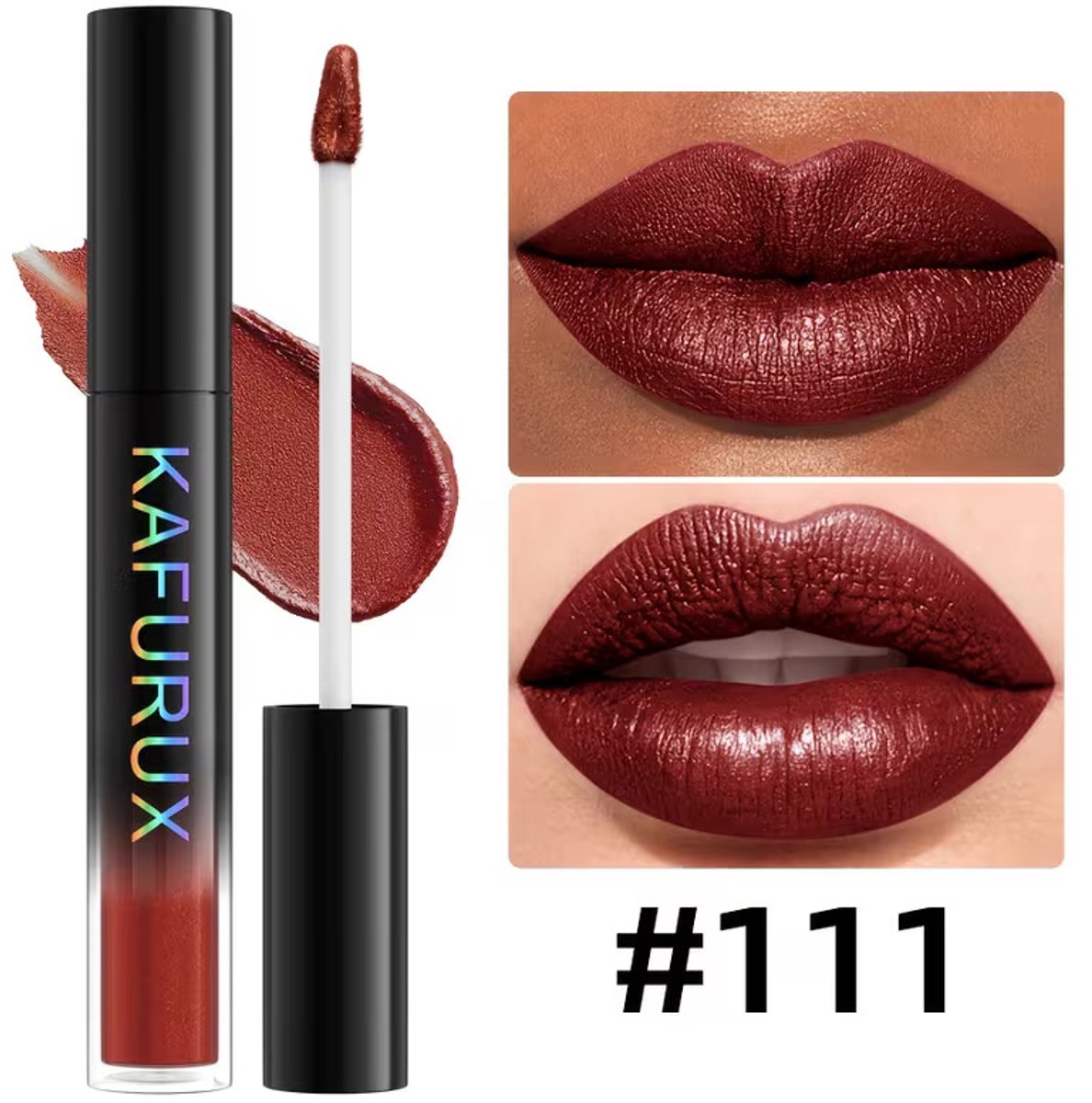 Pearly Lip Gloss Koperbruin – Langhoudende Shimmer Lipgloss met Parelmoerglans – Waterproof Lipgloss