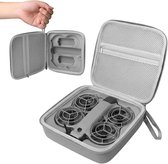 Drone tas case voor DJI Neo 2, compacte harde schaal koffer in grijs, PU handtas opbergtas draagtas met EVA-binneninzetstuk, schokbestendige Neo 2 hoes