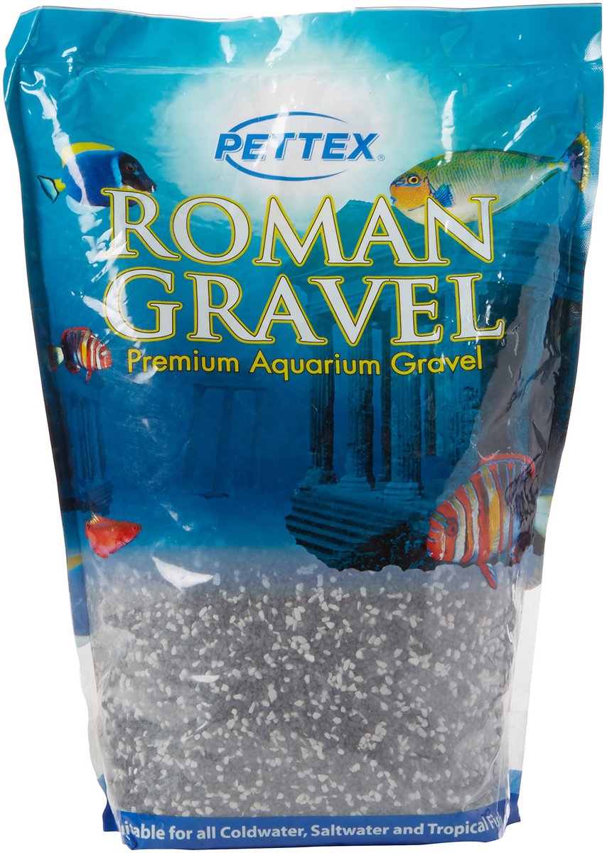 SnelShoppen - Ettex Grind voor Aquarium, Romeinse Stijl, Decoratief Grind, Natuurlijke Kleur, Geschikt voor Aquascaping en Aquariumlandschappen, 1kg
