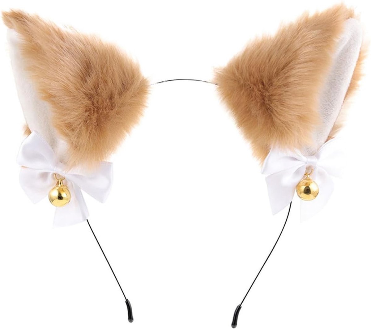 Cosplay Kattenoren Hoofdband met Kunstmatige Vossenoren voor Halloween, Kerst en Feestjes - Handgemaakt Accessoire voor Dierenliefhebbers en Kostuumfans