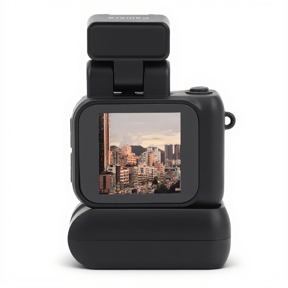 SnelShoppen - UHD 4K Videocamera Camcorder Klein met 2 Inch Touchscreen, 512G SD-kaartondersteuning, Nini Vlog Camera met Videolamp en Groothoeklens v