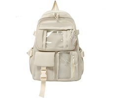Campustas - 30*14*40cm- Schooltas - Rugzak - Reistas - Boekenrugzak - Opbergtas - Mooi - Modieus - Grote capaciteit - Draagbaar - Geschikt voor dagelijks gebruik, woon-werkverkeer, studeren, buiten, reizen, etc.