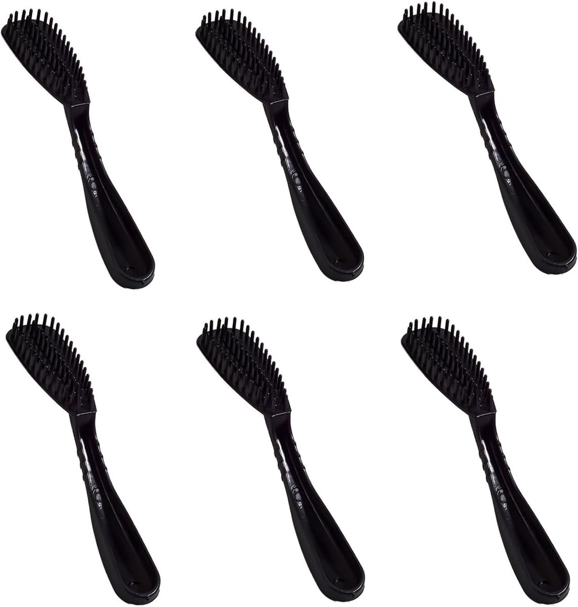 Set van 6 Haarborstels voor het Kleurstoffen van Haar, Professionele Haarverf Borstels en Kam voor Precisie en Gemak