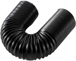 Flexibele airconditioningslang met een diameter van 150 mm, geschikt voor airconditioners, afzuigkappen, wasdrogers en luchtontvochtigers,Zwart 0,5 m