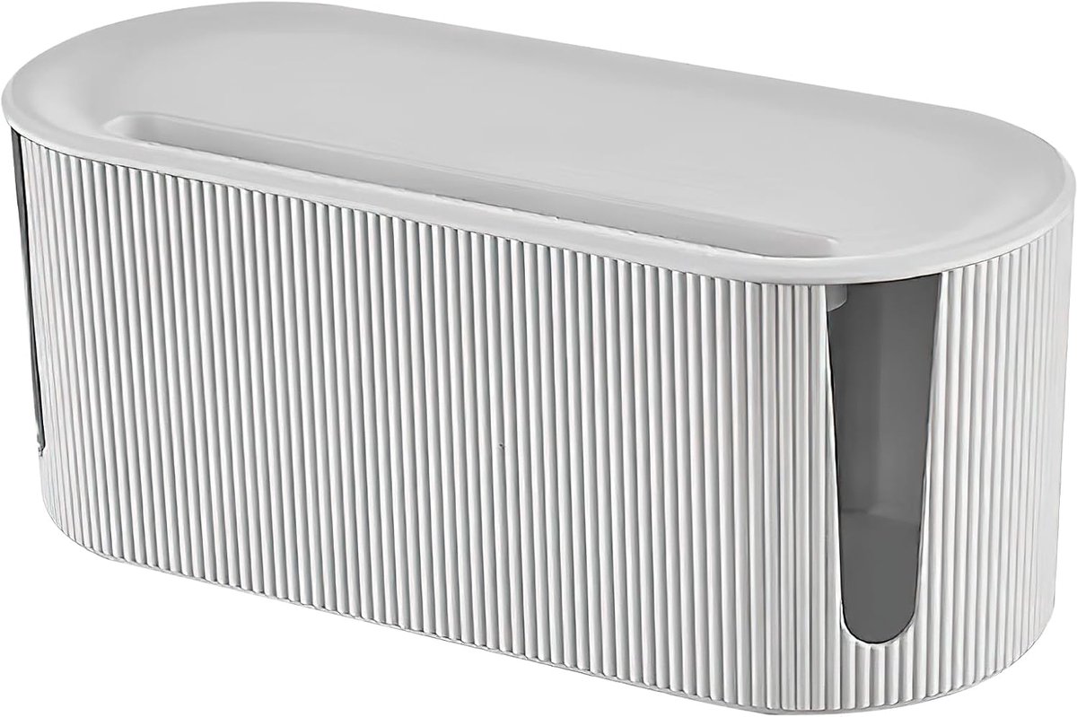 Kabeldoos met deksel - ABS kunststof - kabelbeheer - multifunctionele bescherming voor kabels - ShopVlot