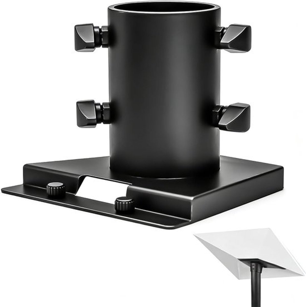 Verstelbare Tube Adapter Gen 3: 45 mm Weerbestendige Aluminium Beugel voor Buiteninstallaties, Geschikt voor Diverse Toepassingen