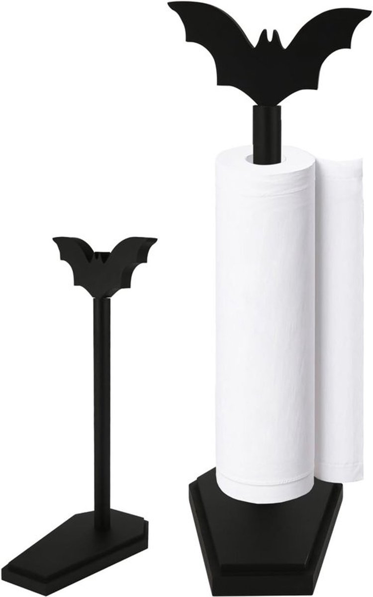 Houten Papieren Handdoekhouder in Gotische Stijl voor Halloween Decoratie in Keuken en Badkamer
