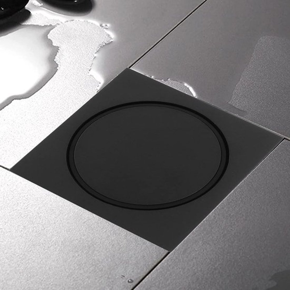 Hoogwaardige Koperafvoer met Anti-Geurofilter en Verwijderbare Zeef 10x10cm voor Douche, Badkamer en Keuken - Duurzaam, Efficiënt en Onderhoudsvriendelijk