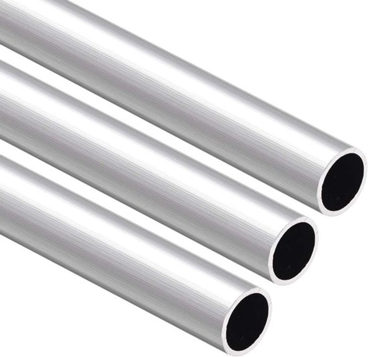 Ronde Aluminium Buizen 10mm 6063 Buitendiameter - 8mm Binnendiameter - 250mm Lengte - Industrie DIY Projecten - Aluminium Pijpen Online