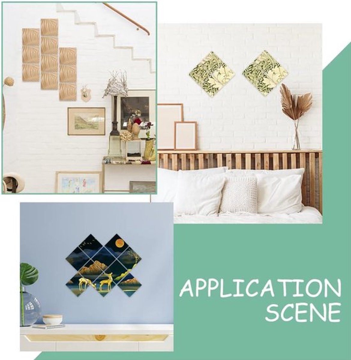 Spiegels voor muur - Vierkante zelfklevende acryl spiegeltegels - Decoratieve muurstickers voor thuis, badkamer & slaapkamer - Flexibel en frameloos - Set van 10 stuks